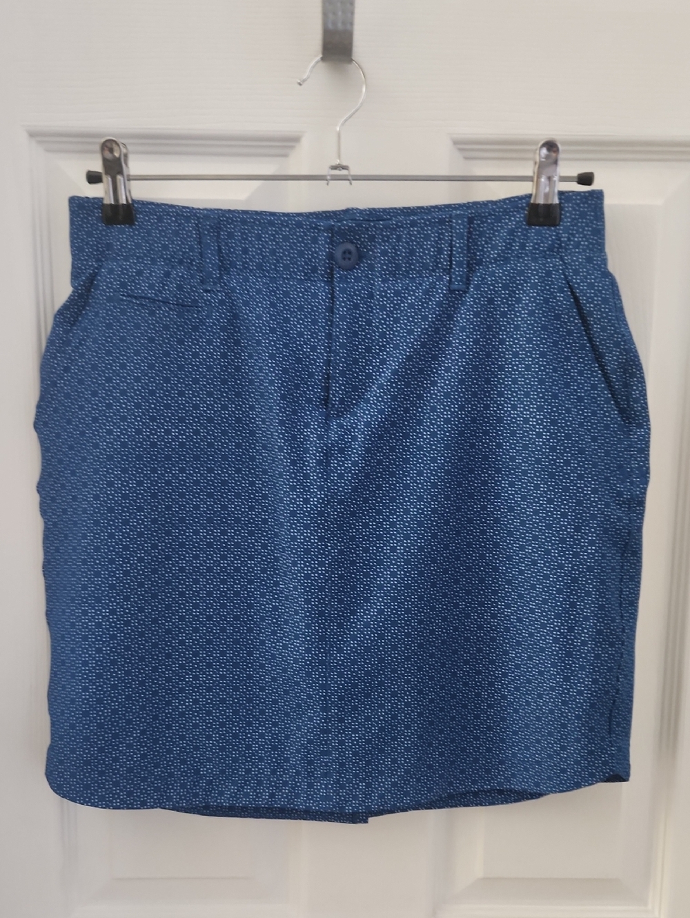 Under Armour Blue Microprint Mini Skort